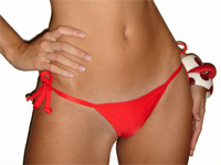 Calcinha fio dental RED MICRO