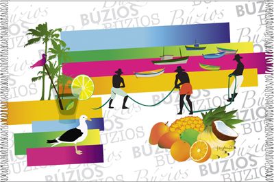Pareo Buzios Waves