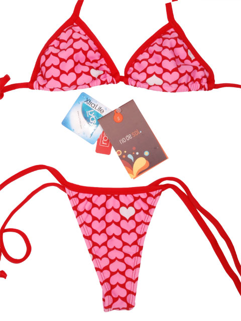 Tanga hilo dental Coracao Micro