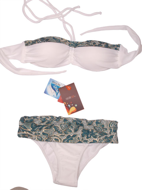 Traje de ba�o Strapless Esmeraldina