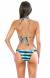 Biqu�ni listrado Blue Man Iceberg