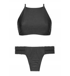Biquini preto gola alta Agua de Coco Rede Preto
