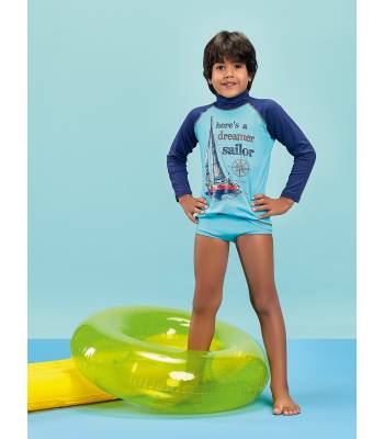 CONJUNTO INFANTIL DE CAMISETA E SUNGA BOXER FPS