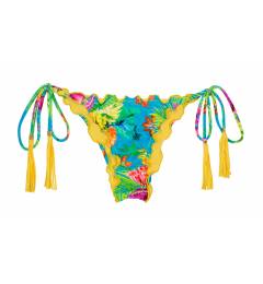 Calcinha frufru tropical Calcinha Tropical Blue Frufru