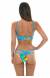 Cropped top estampa tropical Tropical Blue Neck