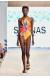 Body maio floral estampa localizada - Lirios Laranja