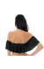 Top com babado preto Top Black Babado