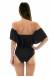 Mai babado preto Black Maio Babado