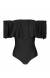 Mai babado preto Black Maio Babado
