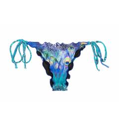 Parte de baixo de biquini com ripple Bottom Violina Frufru Fio
