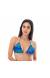 Top estampa azul pav�o Top Violina Frufru Fio