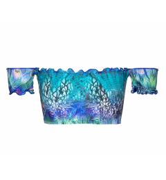 Top ombro a ombro Top Violina Off Shoulder