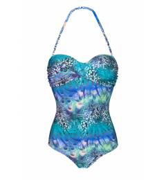 Maio estampa pav�o Violina One Piece