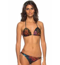 Bikini fundo preto Coral Preto Ripple