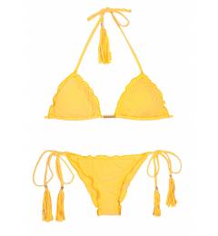 Biquni amarelo Ambra Frufru Melon