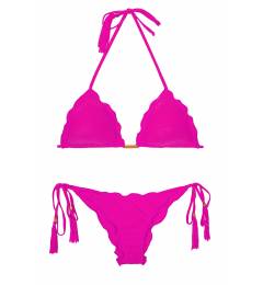Biqu�ni levanta bumbum Ambra Frufru Rosa Choque