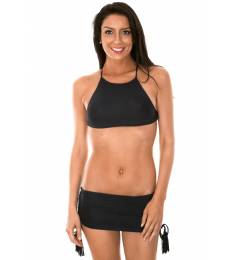 Biqu�ni cropped com sainha Ambra Jupe Black