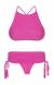 Biqu�ni Cropped sainha Ambra Jupe Rosa Choque