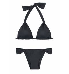Biquni cortino com bojo Ambra Mel Preto