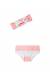 Biquini bebe listrado rosa - Baby Babado Club