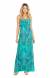 Vestido longo pavao blue Adelina Fantastic