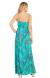 Vestido longo pavao blue Adelina Fantastic