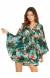 Vestido manga longa folhagem Equilibrio Isla