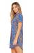 Vestido pra folhagem blue curto Naomi Cayena
