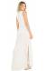 Vestido liso lingo branco Surya Branco