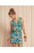 Vestido transpassado estampa floral Vestido Dora