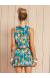 Vestido transpassado estampa floral Vestido Dora