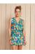 Vestido transpassado estampa floral Vestido Dora