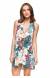 Vestido floral transpassado Beleza Do Caribe