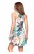 Vestido floral transpassado Beleza Do Caribe