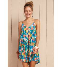 Slip dress floral Macaquinho Manu