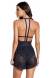 Short rendinha black - Shorts Noite