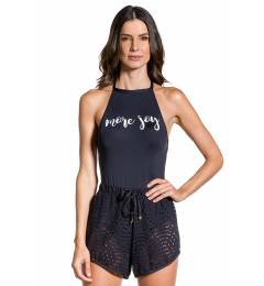 Short rendinha black - Shorts Noite