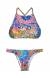 Biqu�ni cropped estampado Bigua Azul