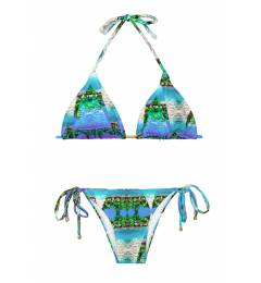 Biqu�ni estampa azul Tahity Mirage