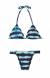 Biqu�ni listrado Blue Man Iceberg