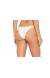 Calcinha preta lacinho corda Bottom Angel Perola Branco