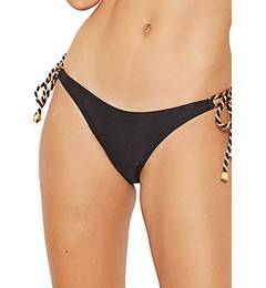Calcinha preta lacinho corda Bottom Angel Preto