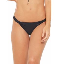 Calcinha regulavel preta lisa - Bottom Maldivas Preto