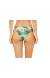 Calcinha lateral franzida larga tropical Bottom Prado Isla
