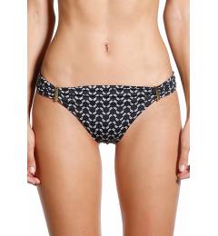Calcinha preto e branco gravataria Bottom Mianga Kruguer