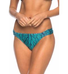 Calcinha franzida estampa azul Calcinha Sea Fan Azul