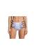 Calcinha estampada com strappy lateral - Bottom Cropped Flor De Kaki