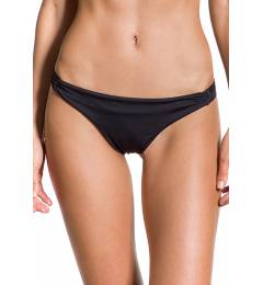 Calcinha lisa preta fio dental Bottom Cropped Noite Escura