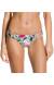 Calcinha floral franzida c/ detalhe dourado Bottom La�o Florzinhos