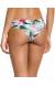 Calcinha floral franzida c/ detalhe dourado Bottom La�o Florzinhos